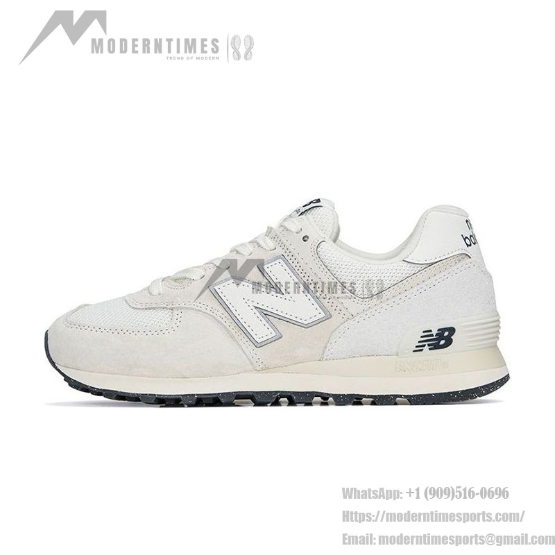 New Balance 574 U574LS2 ベージュ ホワイト クラシック レトロ スニーカー New Balance 574 U574LS2 ベージュ ホワイト レトロ ランニングシューズ ENCAPクッション付き