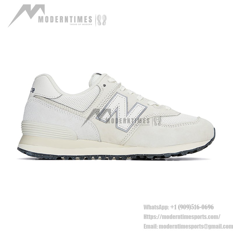 New Balance 574 U574LS2 ベージュ ホワイト クラシック レトロ スニーカー New Balance 574 U574LS2 ベージュ ホワイト レトロ ランニングシューズ ENCAPクッション付き