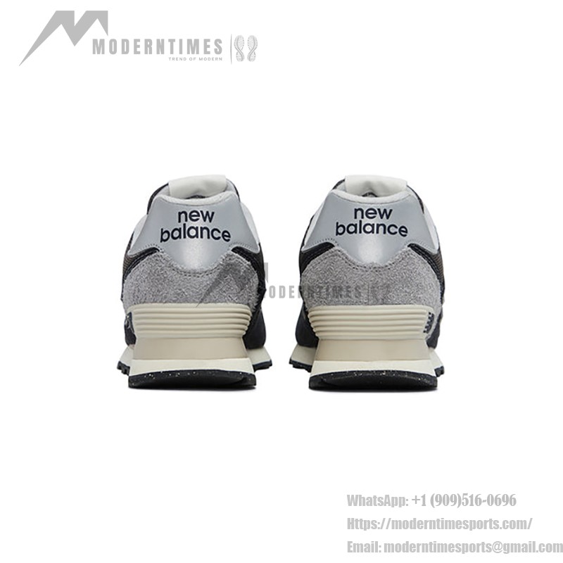 New Balance 574 U574GM2 ブラック グレー ホワイト クラシック レトロ スニーカー New Balance 574 U574GM2 ブラック グレー ホワイト レトロ ランニングシューズ ENCAPクッション付き