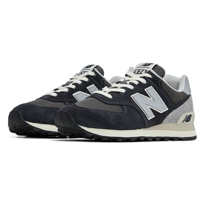 New Balance 574 U574GM2 ブラック グレー ホワイト クラシック レトロ ランニングシューズ | タイムレスなデザインと優れた快適さ