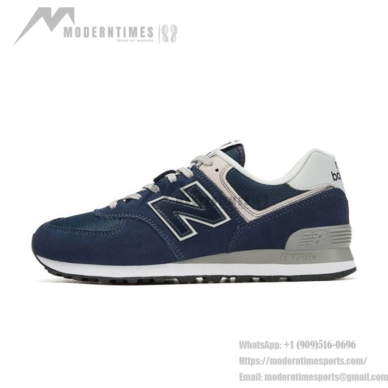 New Balance 574 ML574EVN ネイビー レトロ スニーカー New Balance 574 ML574EVN ネイビー レトロ ランニングシューズ ENCAPミッドソール付き