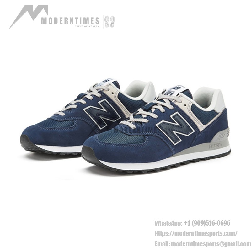 New Balance 574 ML574EVN ネイビー レトロ スニーカー New Balance 574 ML574EVN ネイビー レトロ ランニングシューズ ENCAPミッドソール付き