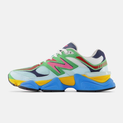 New Balance 9060 "Beach Glass" U9060NBN レトロスニーカー – スタイリッシュ & カラフル, 快適なクッション性, トレンド & 多用途, 軽量 & 通気性抜群