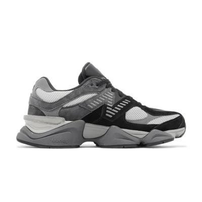 New Balance 9060 "Black Castlerock" U9060BLK レトロスニーカー – クラシックなブラック & グレー, 高級スエード, 快適なクッション性, トレンド & 多用途