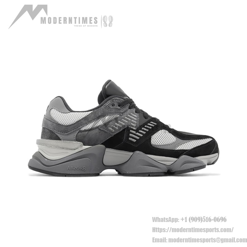 New Balance 9060 "Black Castlerock" – 高級スエードのレトロスニーカー New Balance 9060 "Black Castlerock" U9060BLK レトロスニーカー – スタイリッシュで快適
