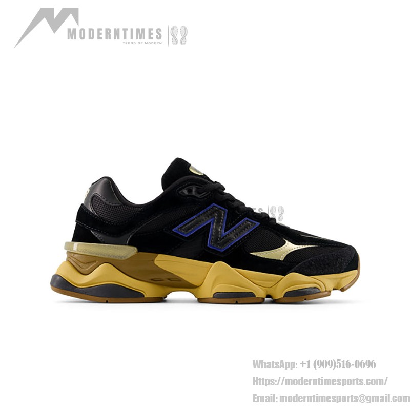 New Balance 9060 "Black Royal Gum" – 高級スエードのレトロスニーカー New Balance 9060 "Black Royal Gum" U9060RE レトロスニーカー – 大胆で快適