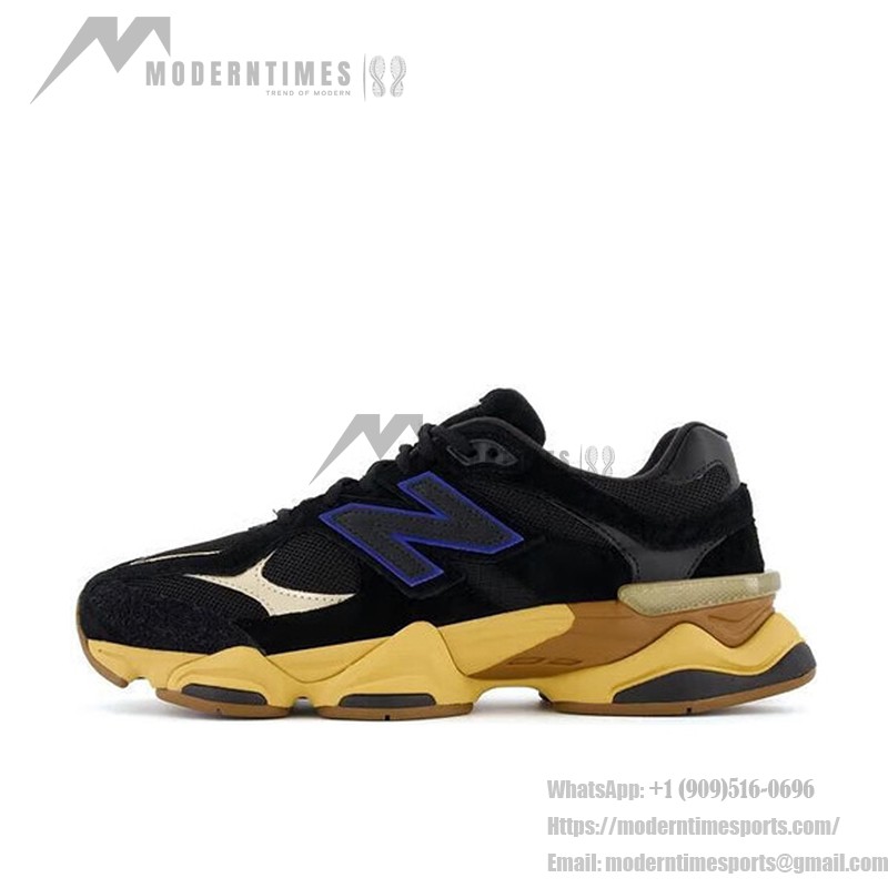 New Balance 9060 "Black Royal Gum" – 高級スエードのレトロスニーカー New Balance 9060 "Black Royal Gum" U9060RE レトロスニーカー – 大胆で快適