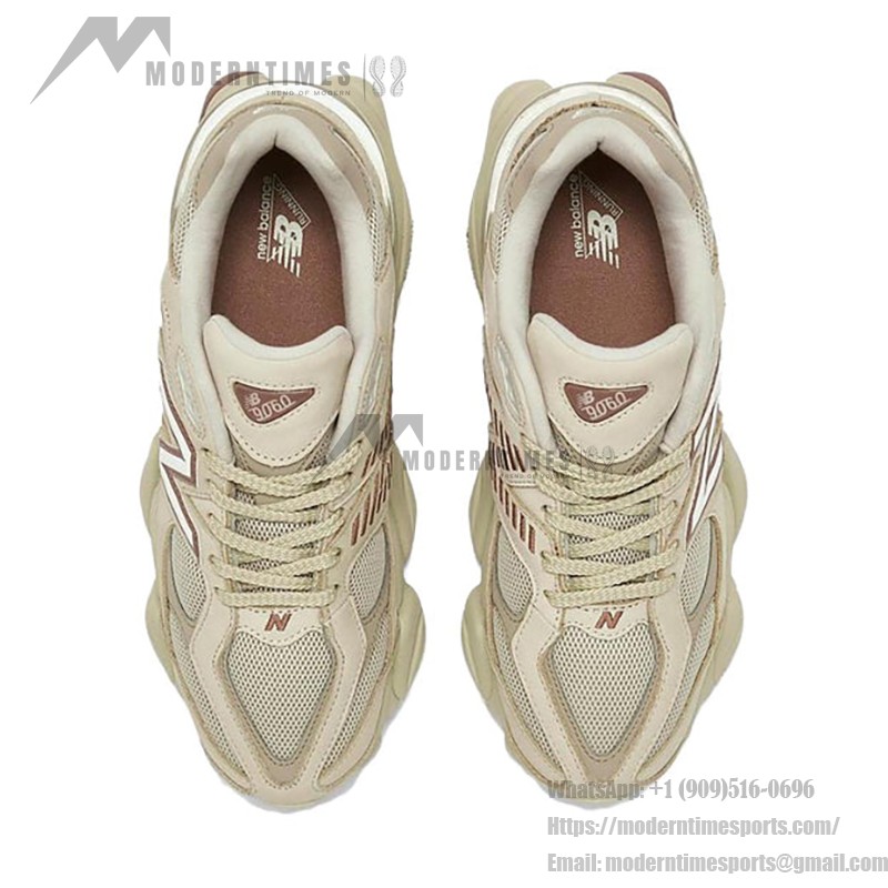 New Balance 9060 "Bone Sparrow" – プレミアムスエードのレトロスニーカー New Balance 9060 "Bone Sparrow" U9060ZGC レトロスニーカー – エレガントなベージュ & 快適
