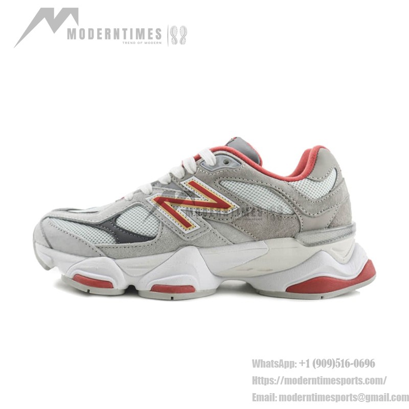 New Balance 9060 "Boston College" – プレミアムスエードのレトロスニーカー New Balance 9060 "Boston College" U9060EGL レトロスニーカー – クラシックなグレー & レッド, スタイリッシュ & 快適