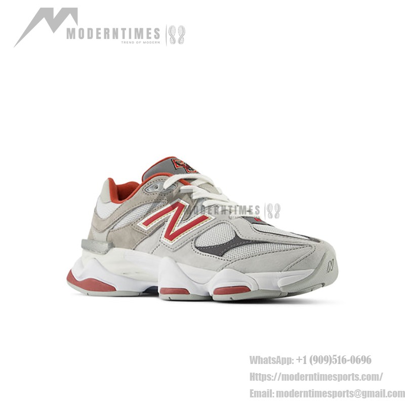New Balance 9060 "Boston College" – プレミアムスエードのレトロスニーカー New Balance 9060 "Boston College" U9060EGL レトロスニーカー – クラシックなグレー & レッド, スタイリッシュ & 快適
