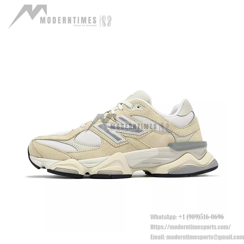 New Balance 9060 "Calcium Sea Salt" – プレミアムスエードのレトロスニーカー New Balance 9060 "Calcium Sea Salt" U9060WNB レトロスニーカー – クリームホワイト & グレー, エレガント & 快適