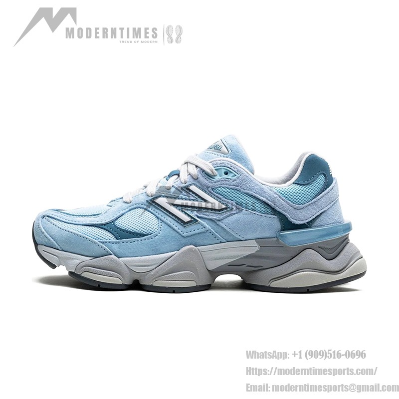 New Balance 9060 U9060EED「クロームブルー」- 通気性抜群のダッドスニーカー New Balance 9060 U9060EED「クロームブルー」- スタイリッシュなレトロランニングシューズ