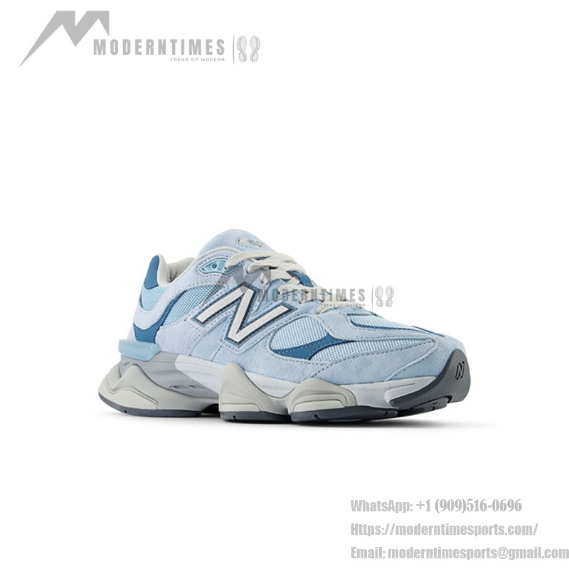 New Balance 9060 U9060EED「クロームブルー」- 通気性抜群のダッドスニーカー New Balance 9060 U9060EED「クロームブルー」- スタイリッシュなレトロランニングシューズ
