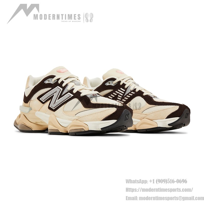 New Balance 9060 U9060FLP「エマージングブラウンパック」- 通気性抜群のダッドスニーカー New Balance 9060 U9060FLP「エマージングブラウンパック」- スタイリッシュなレトロランニングシューズ