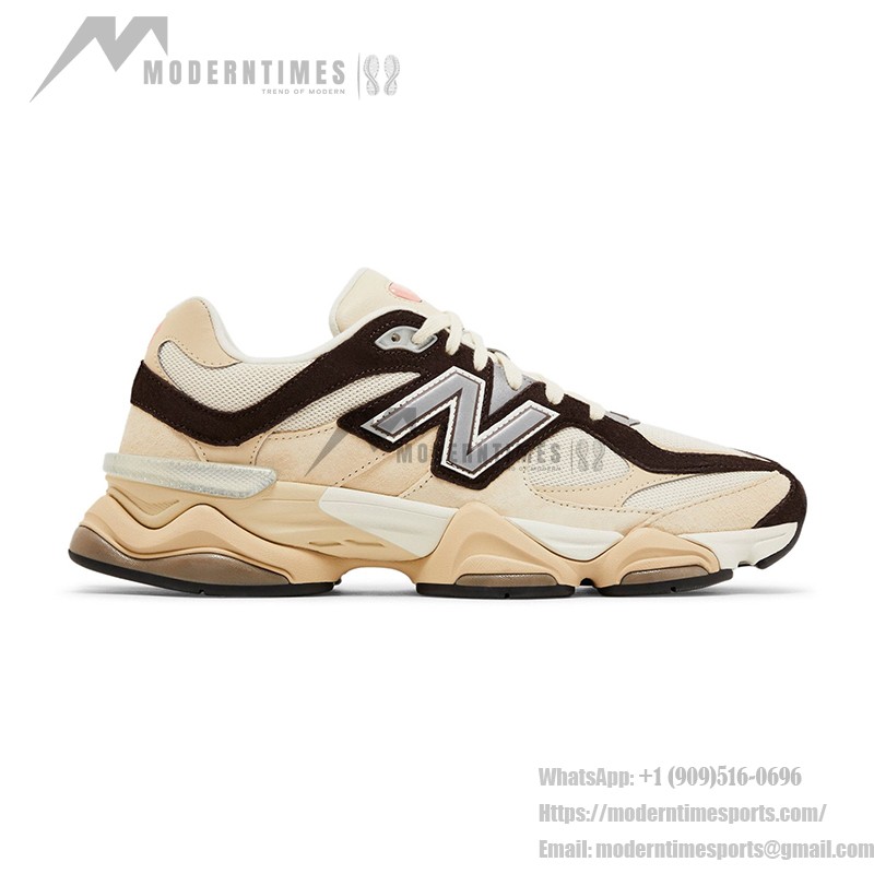 New Balance 9060 U9060FLP「エマージングブラウンパック」- 通気性抜群のダッドスニーカー New Balance 9060 U9060FLP「エマージングブラウンパック」- スタイリッシュなレトロランニングシューズ