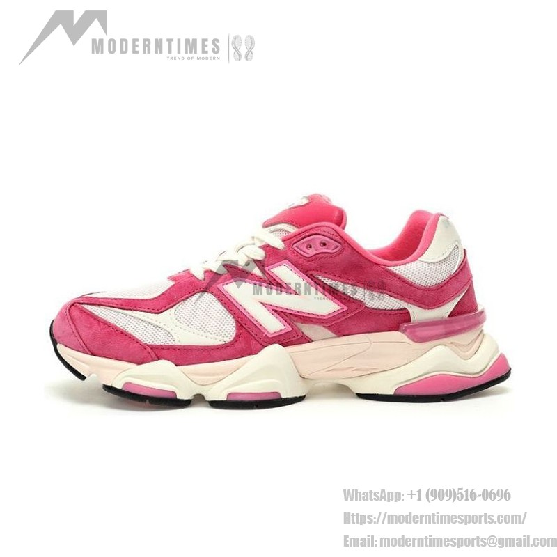New Balance 9060 U9060FP「フクシアピンク」- 通気性抜群のダッドスニーカー New Balance 9060 U9060FP「フクシアピンク」- スタイリッシュなレトロランニングシューズ