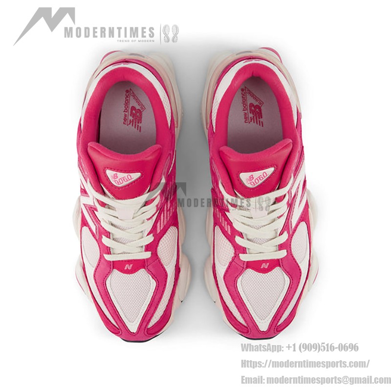 New Balance 9060 U9060FP「フクシアピンク」- 通気性抜群のダッドスニーカー New Balance 9060 U9060FP「フクシアピンク」- スタイリッシュなレトロランニングシューズ