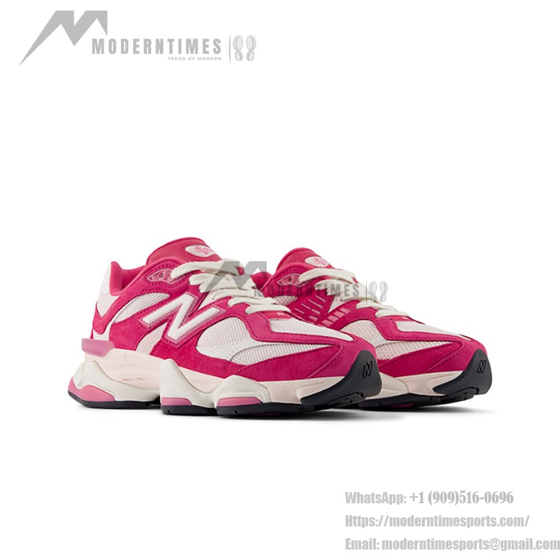 New Balance 9060 U9060FP「フクシアピンク」- 通気性抜群のダッドスニーカー New Balance 9060 U9060FP「フクシアピンク」- スタイリッシュなレトロランニングシューズ