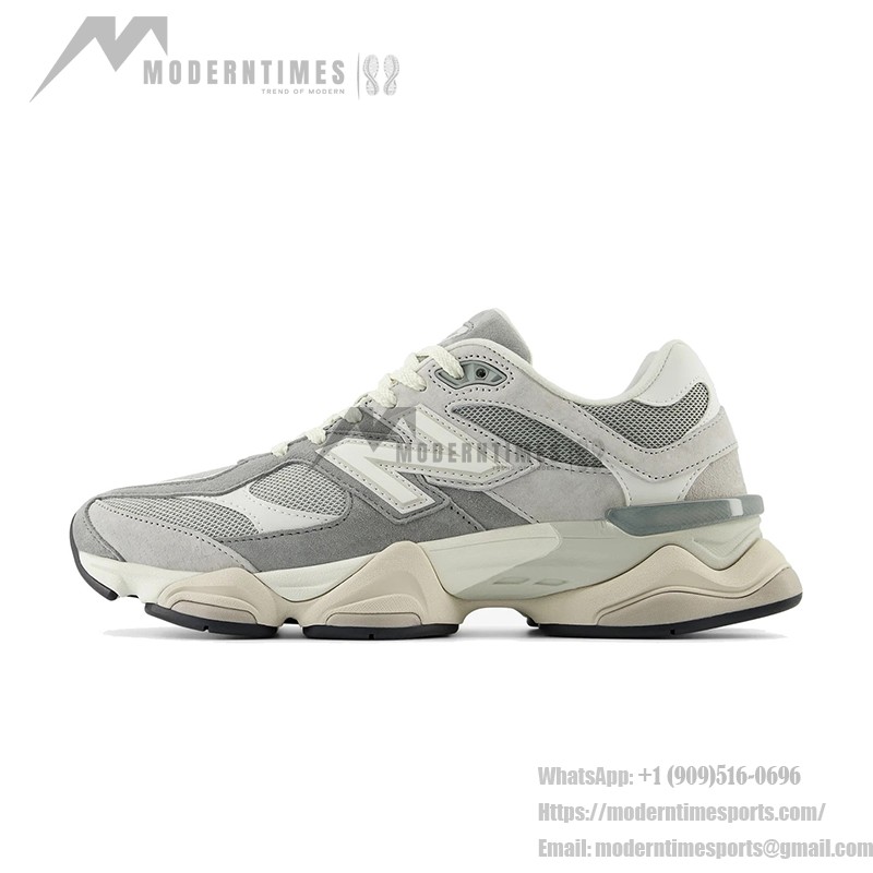 New Balance 9060 U9060EEE「グレーホワイト」- 通気性抜群のダッドスニーカー New Balance 9060 U9060EEE「グレーホワイト」- スタイリッシュなレトロランニングシューズ
