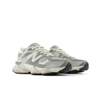 New Balance 9060 U9060EEE「グレー ホワイト」レトロランニングシューズ - 通気性ダッドスニーカー
