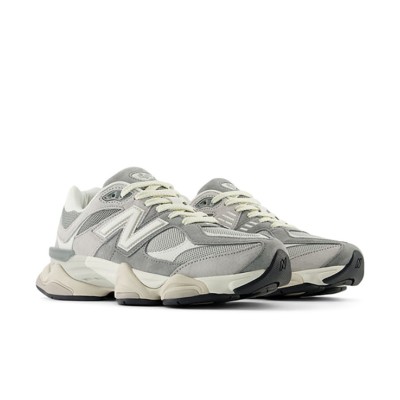 New Balance 9060 U9060EEE「グレー ホワイト」レトロランニングシューズ - 通気性ダッドスニーカー