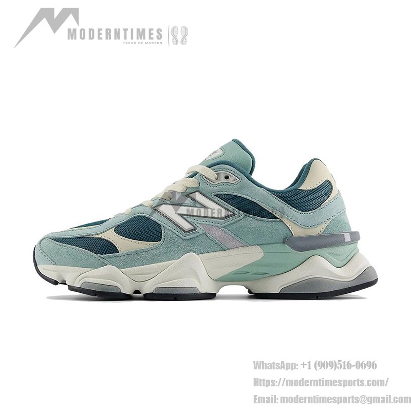 New Balance 9060 U9060FG「ニュー スプルース ソルトマーシュ タートルダヴ」- 通気性抜群のダッドスニーカー New Balance 9060 U9060FG「ニュー スプルース ソルトマーシュ タートルダヴ」- 自然をイメージしたレトロランニングシューズ
