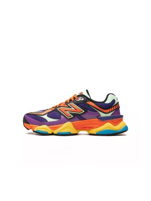 New Balance 9060 U9060NBX "Prism Purple Vibrant Spring" Retro Running Shoes - Breathable Dad Sneakers