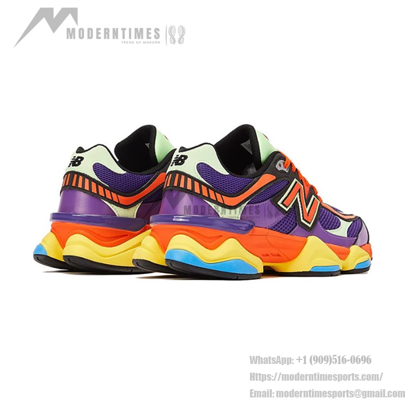 New Balance 9060 U9060NBX「プリズムパープル ヴァイブラントスプリング」- 通気性抜群のダッドスニーカー New Balance 9060 U9060NBX「プリズムパープル ヴァイブラントスプリング」- カラフルなレトロランニングシューズ
