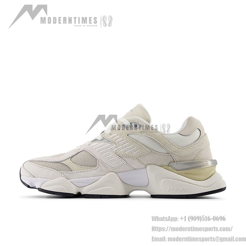New Balance 9060 U9060WHT「シーソルト ムーンビーム」- 通気性抜群のダッドスニーカー New Balance 9060 U9060WHT「シーソルト ムーンビーム」- 洗練されたレトロランニングシューズ