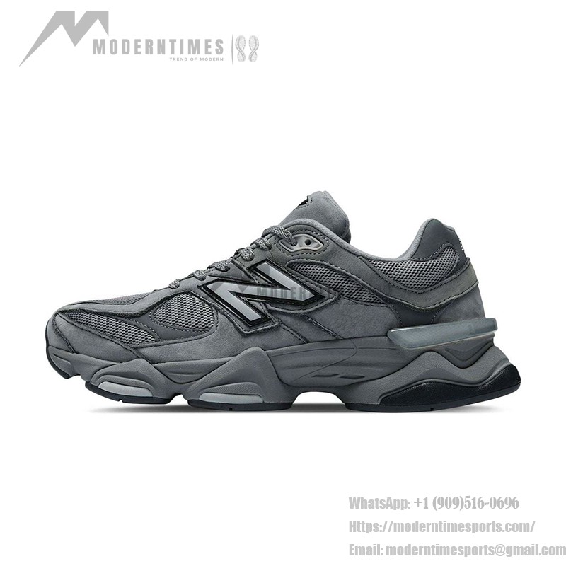 New Balance 9060 U9060ZGB「シャドウグレー キャッスルロック ブラック」- 通気性の高いダッドスニーカー New Balance 9060 U9060ZGB「シャドウグレー キャッスルロック ブラック」- スタイリッシュで快適なレトロランニングシューズ