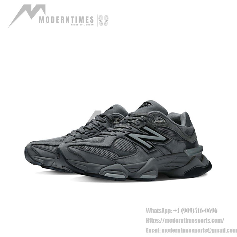 New Balance 9060 U9060ZGB「シャドウグレー キャッスルロック ブラック」- 通気性の高いダッドスニーカー New Balance 9060 U9060ZGB「シャドウグレー キャッスルロック ブラック」- スタイリッシュで快適なレトロランニングシューズ