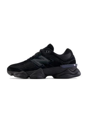 New Balance 9060「Triple Black」U9060BPM レトロランニングシューズ – オールブラックのスタイリッシュなダッドスニーカー