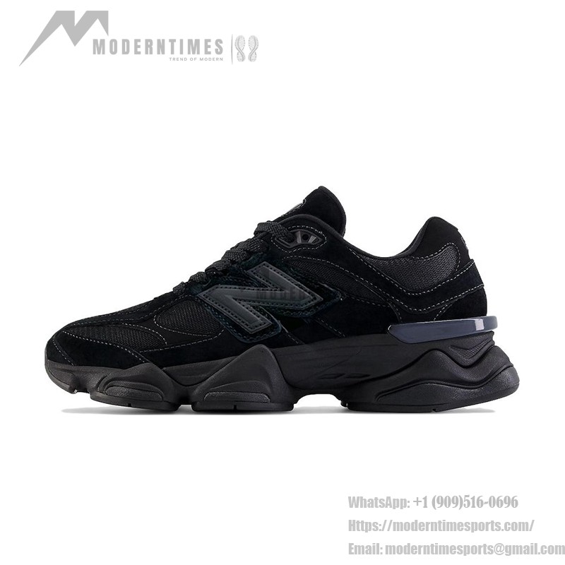 New Balance 9060「Triple Black」U9060BPM – オールブラックのトレンドダッドスニーカー New Balance 9060「Triple Black」U9060BPM レトロランニングシューズ – スタイリッシュ & 快適