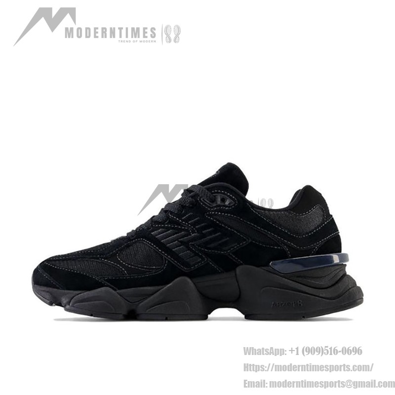 New Balance 9060「Triple Black」U9060BPM – オールブラックのトレンドダッドスニーカー New Balance 9060「Triple Black」U9060BPM レトロランニングシューズ – スタイリッシュ & 快適