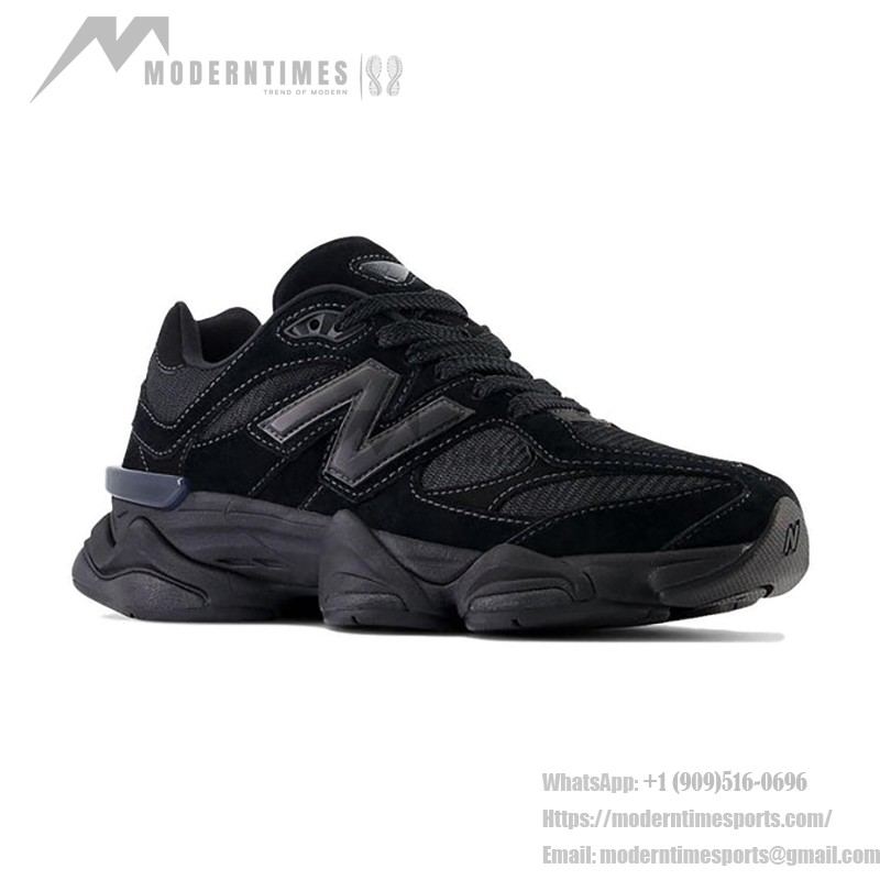 New Balance 9060「Triple Black」U9060BPM – オールブラックのトレンドダッドスニーカー New Balance 9060「Triple Black」U9060BPM レトロランニングシューズ – スタイリッシュ & 快適