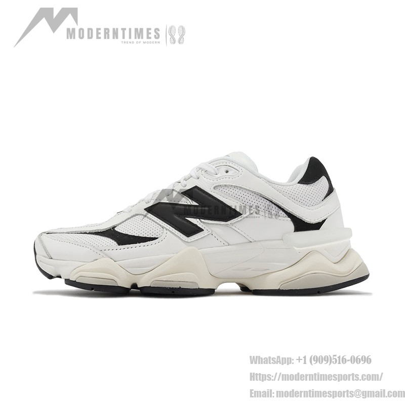 New Balance 9060 ホワイト&ブラック スニーカー U9060AAB New Balance 9060 ホワイト&ブラック スニーカー U9060AAB 側面ビュー