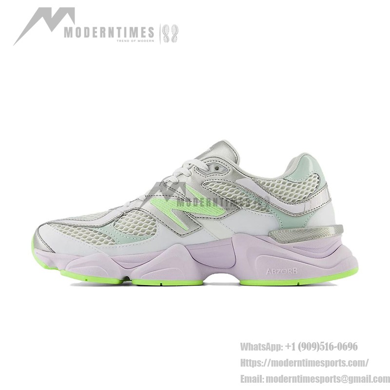 New Balance 9060 ホワイト&タロー スニーカー U9060AGT New Balance 9060 ホワイト&タロー スニーカー U9060AGT 側面ビュー