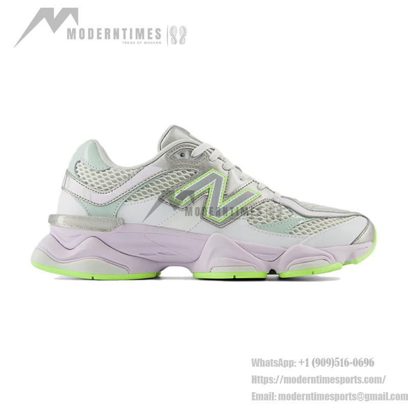 New Balance 9060 ホワイト&タロー スニーカー U9060AGT New Balance 9060 ホワイト&タロー スニーカー U9060AGT 側面ビュー
