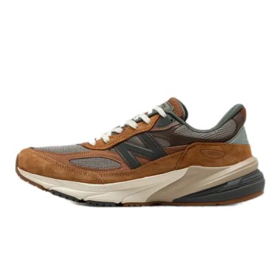 New Balance 990V6 x Carhartt WIP Khaki M990CH6 – プレミアムスエード＆メッシュスニーカー（カーキ）