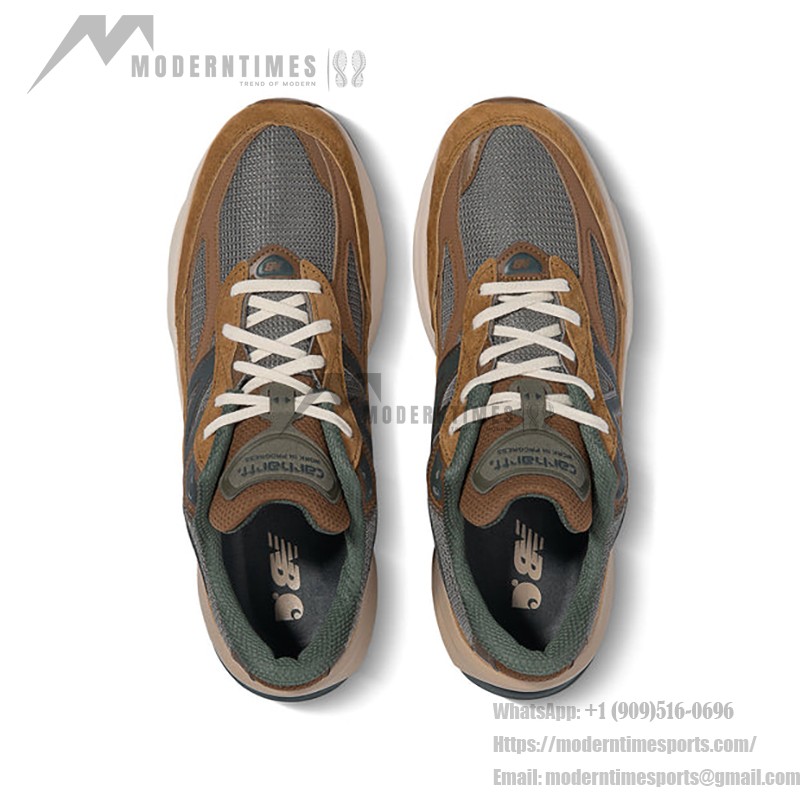 New Balance 990V6 x Carhartt WIP Khaki M990CH6 – Comfortable and Stylish Suede Mesh Sneakers New Balance 990V6 x Carhartt WIP Khaki M990CH6 Sneaker – Premium Suede Mesh Construction in Khaki