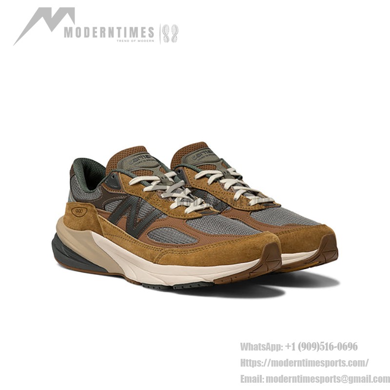 New Balance 990V6 x Carhartt WIP Khaki M990CH6 – Comfortable and Stylish Suede Mesh Sneakers New Balance 990V6 x Carhartt WIP Khaki M990CH6 Sneaker – Premium Suede Mesh Construction in Khaki