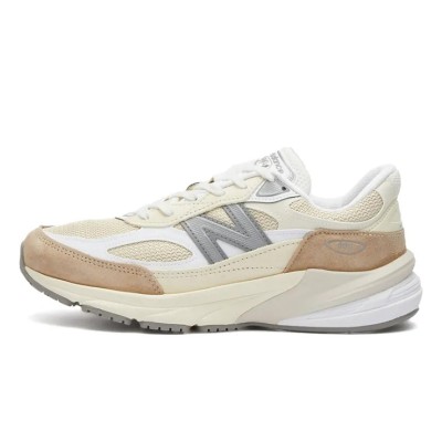 New Balance 990v6 Made in USA Cream M990SS6 – プレミアムスエード＆メッシュスニーカー（クリーム）