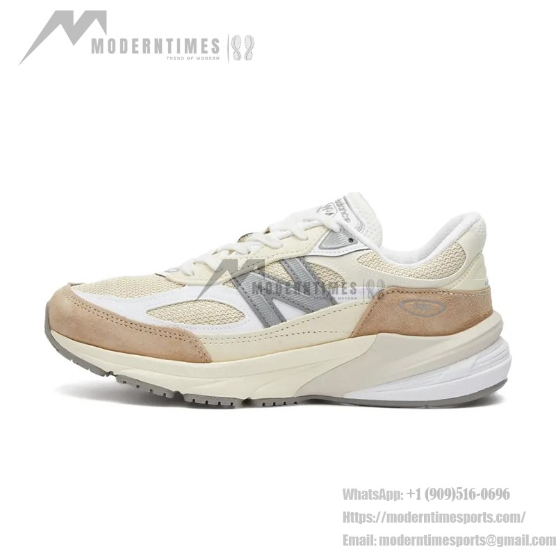 New Balance 990v6 Made in USA Cream M990SS6 – Comfortable and Stylish Suede Mesh Sneakers New Balance 990v6 Made in USA Cream M990SS6 – Premium Suede and Mesh Sneakers in Cream