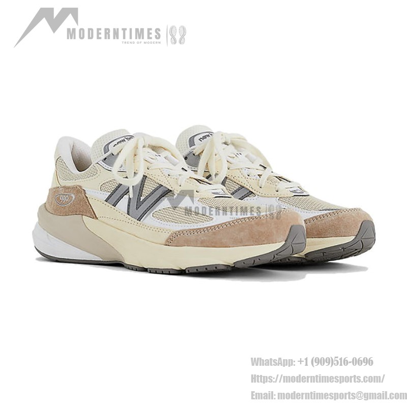 New Balance 990v6 Made in USA Cream M990SS6 – Comfortable and Stylish Suede Mesh Sneakers New Balance 990v6 Made in USA Cream M990SS6 – Premium Suede and Mesh Sneakers in Cream