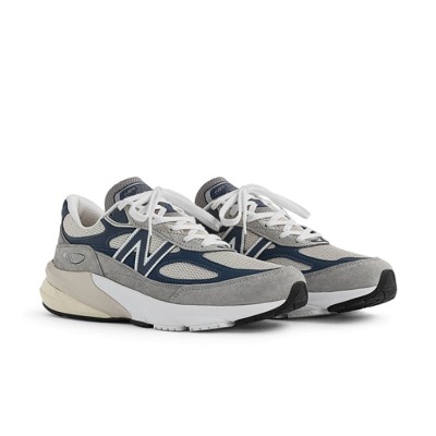 New Balance 990v6 Made in USA Grey Navy U990TC6 – プレミアムスエード＆メッシュスニーカー（グレー＆ネイビー）