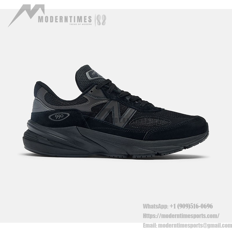 New Balance 990v6 Made in USA Triple Black U990BB6 – Stylish and Comfortable Suede Mesh Sneakers in Triple Black New Balance 990v6 Made in USA Triple Black U990BB6 – Premium Suede and Mesh Sneakers in Triple Black