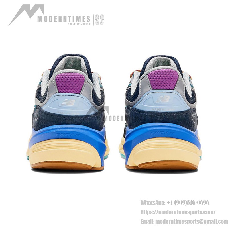 New Balance 990v6 x Action Bronson Lapis Lazuli M990AC6 – Suede & Mesh Sneakers in Vibrant Lapis Lazuli Color New Balance 990v6 x Action Bronson Lapis Lazuli M990AC6 – Premium Suede and Mesh Sneakers with Bold Lapis Lazuli Color