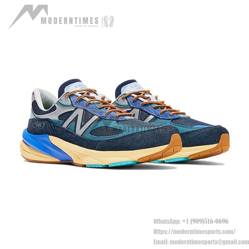 New Balance 990v6 x Action Bronson Lapis Lazuli M990AC6 – Suede & Mesh Sneakers in Vibrant Lapis Lazuli Color New Balance 990v6 x Action Bronson Lapis Lazuli M990AC6 – Premium Suede and Mesh Sneakers with Bold Lapis Lazuli Color