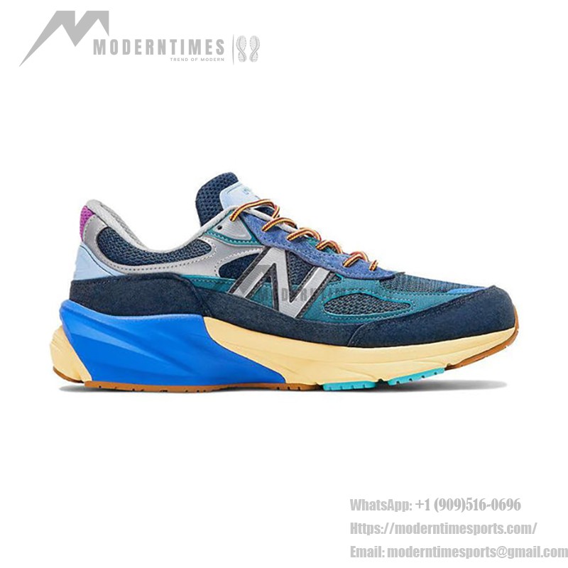 New Balance 990v6 x Action Bronson Lapis Lazuli M990AC6 – Suede & Mesh Sneakers in Vibrant Lapis Lazuli Color New Balance 990v6 x Action Bronson Lapis Lazuli M990AC6 – Premium Suede and Mesh Sneakers with Bold Lapis Lazuli Color
