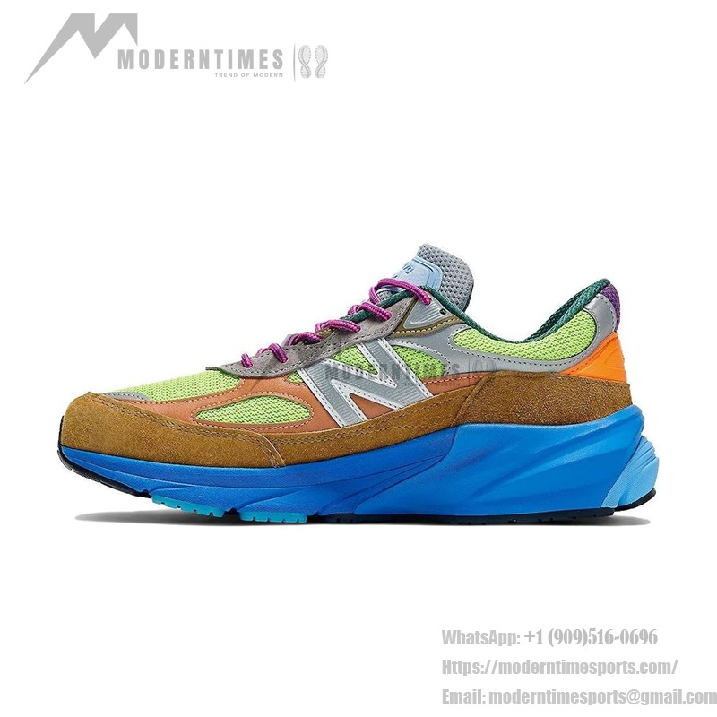 New Balance 990v6 x Action Bronson Made in USA Baklava M990AB6 – Colorful Suede & Mesh Sneakers in Baklava New Balance 990v6 x Action Bronson Made in USA Baklava M990AB6 – Premium Suede & Mesh Sneakers in Vibrant Baklava Colors